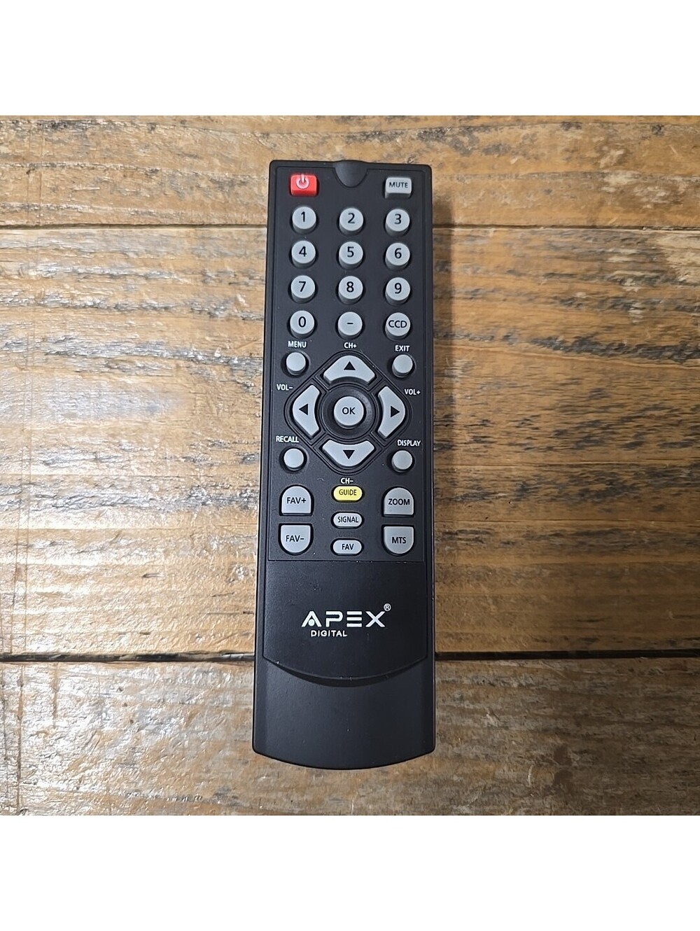 Apex Digital TV UM-4 LR03 Remote Control Only Replacement